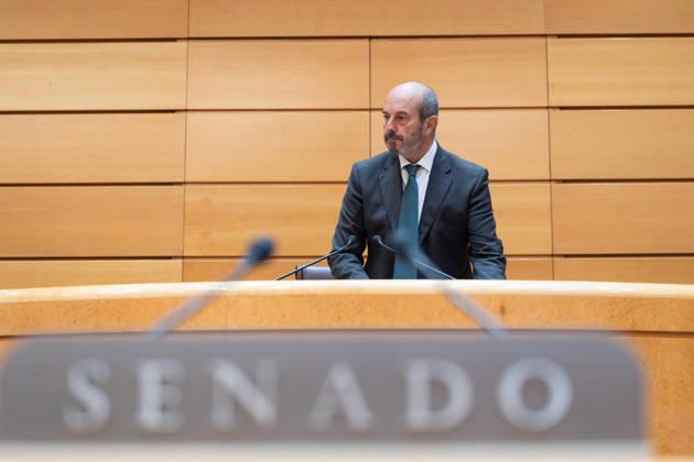 The Senate Debates the Situation in Ceuta Senate President Pedro Rollán during a plenary session in the Senate on September 15, 2026, in Madrid, Spain. The Senate plenary session is debating motions from the People’s Party regarding the security and socioeconomic future of Ceuta and Melilla, as well as the state of healthcare management in Spain. Additionally, the day’s agenda includes a question period for the government with 17 questions for the ministers. SEPTEMBER 15, 2026 Jesús Hellí Madrid, Madrid, Spain  Copyright: xJesusxHellinx 7775777
