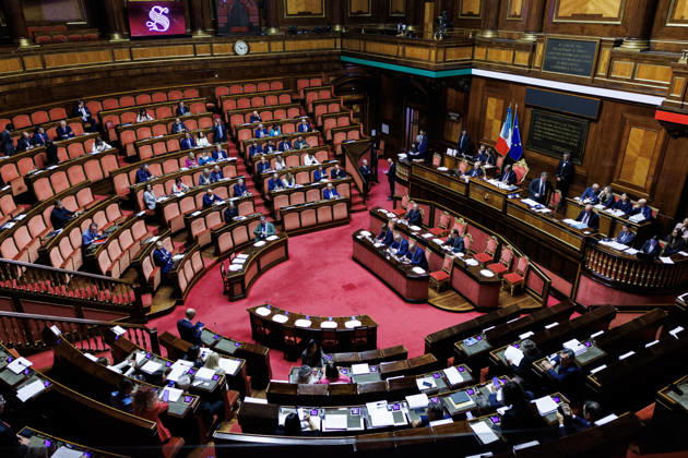 September 15, 2026, Rome, Italia, Italy: During the general debate and final vote on the electoral law in the Senate, Rome, 15 09 2026 Rome Italy  - ZUMAa289 20260915_zia_a289_018 Copyright: xFrancescoxFotiax xAgfx