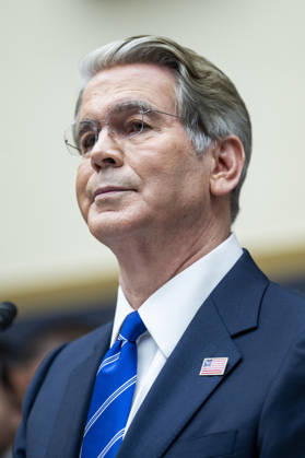 Secretary of the Treasury Scott Bessent looks on during a House Financial Services Committee hearing at the U.S. Capitol in Washington, DC on Tuesday, September 15, 2026.  WAP20260915324 BONNIExCASH