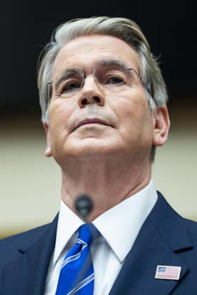 Secretary of the Treasury Scott Bessent looks on during a House Financial Services Committee hearing at the U.S. Capitol in Washington, DC on Tuesday, September 15, 2026.  WAP20260915327 BONNIExCASH