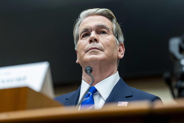 Secretary of the Treasury Scott Bessent looks on during a House Financial Services Committee hearing at the U.S. Capitol in Washington, DC on Tuesday, September 15, 2026.  WAP20260915330 BONNIExCASH