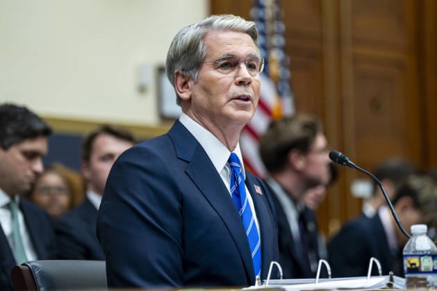 Secretary of the Treasury Scott Bessent speaks during a House Financial Services Committee hearing at the U.S. Capitol in Washington, DC on Tuesday, September 15, 2026.  WAP20260915334 BONNIExCASH
