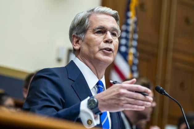 Secretary of the Treasury Scott Bessent speaks during a House Financial Services Committee hearing at the U.S. Capitol in Washington, DC on Tuesday, September 15, 2026.  WAP20260915336 BONNIExCASH