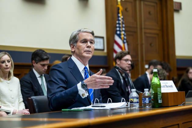 Secretary of the Treasury Scott Bessent speaks during a House Financial Services Committee hearing at the U.S. Capitol in Washington, DC on Tuesday, September 15, 2026.  WAP20260915340 BONNIExCASH