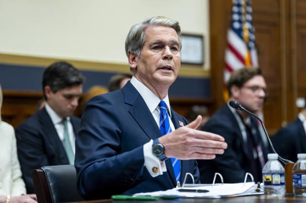 Secretary of the Treasury Scott Bessent speaks during a House Financial Services Committee hearing at the U.S. Capitol in Washington, DC on Tuesday, September 15, 2026.  WAP20260915341 BONNIExCASH