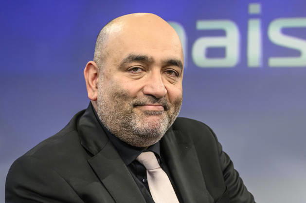 Pictured from left: Omid Nouripour, Alliance 90 The Greens, Vice President of the Bundestag, GER, Berlin, studio, guest on *Maischberger*, political talk show, TV, program, with host Sandra Maischberger, Das Erste, from Studio 20 in Adlershof, September 16, 2026, Copyright: HMBxMedia UwexKoch