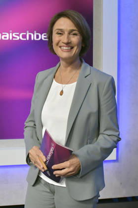 Sandra Maischberger on the ARD talk show *maischberger* in the studio in Berlin-Adlershof, Berlin, September 16, 2026 Foto:xM.xBehrensx xFuturexImagex maischberger1609_6935