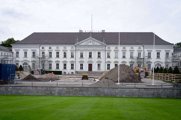 Berlin, Office of the Federal President, Bellevue Palace, Start of Construction Work Berlin, Office of the Federal President, Bellevue Palace, Start of Construction Work Berlin Berlin GER