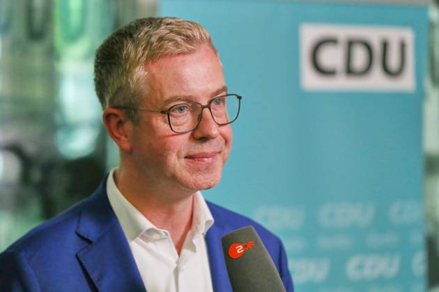 Berlin, Germany, September 17, 2026; Konrad Adenauer House; CDU’s Final Push in the Election Campaign; CDU’s Top Candidate for Berlin, Stefan Evers Copyright: xdtsxNachrichtenagenturx dts_135272