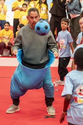 ABB Children s Day: Moritz Bleibtreu Catches a Ball and Wears Big Pants at the Children s Day Event at the Atelier Gardens in Berlin on September 17, 2026
