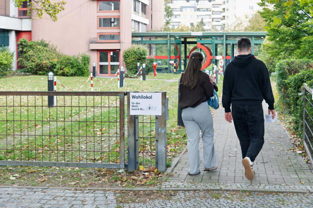 Berlin, September 20, 2026, Today, Sunday, elections will be held for the 20th Berlin House of Representatives and the district councils. Polling places for electoral district 04708, Institute for Dentistry, Oral and Maxillofacial Medicine, constituency 79, Berlin Charlottenburg Wilmersdorf