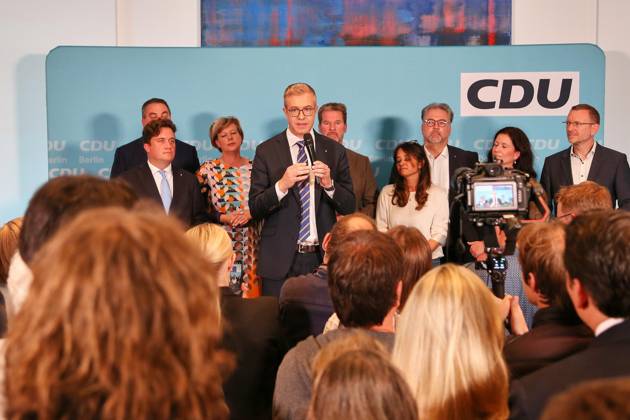 Berlin, Germany, September 20, 2026 Berlin House of Representatives 2026 Election Stefan Evers at the CDU election party Copyright: xdtsxNachrichtenagenturx dts_135401