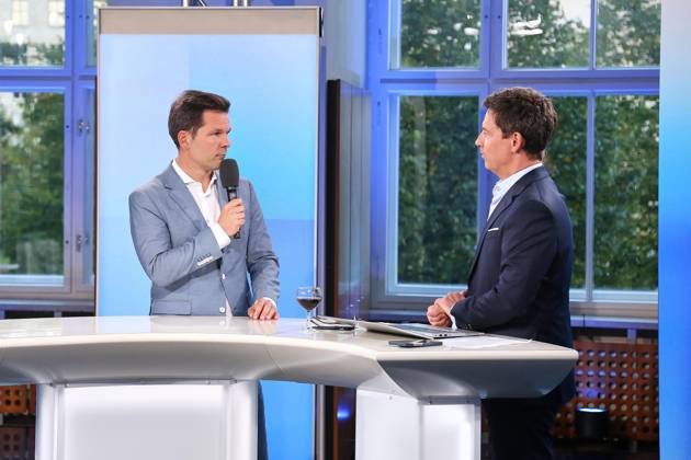 Berlin, Germany, September 20, 2026 Berlin House of Representatives 2026 Election Steffen Krach, SPD, at the ARD Election Studio Copyright: xdtsxNachrichtenagenturx dts_135413