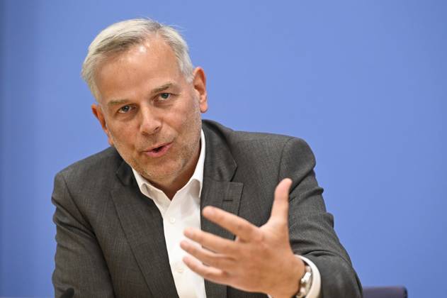ABB BPK Leif Erik Holm, AfD Mecklenburg-Western Pomerania Lead Candidate Topic: AfD—Impact of the State Elections in Berlin and Mecklenburg-Western Pomerania on Federal Politics Statement at the BPK Federal Press Conference on September 21, 2026, in Berlin, Berlin, Germany