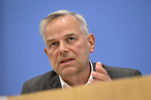 ABB BPK Leif Erik Holm, AfD Mecklenburg-Western Pomerania Lead Candidate Topic: AfD—The Impact of the State Elections in Berlin and Mecklenburg-Western Pomerania on Federal Politics Statement at the BPK Federal Press Conference on September 21, 2026, in Berlin, Berlin, Germany