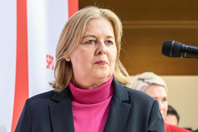 Pictured, from left: Bärbel Bas, GER, Berlin, SPD press conference following the elections in Berlin and Mecklenburg-Western Pomerania (MV), in the atrium of the Willy Brandt House, Wilhelmstraße 141, 10963 Berlin, September 21, 2026, Copyright: HMBxMedia UwexKoch