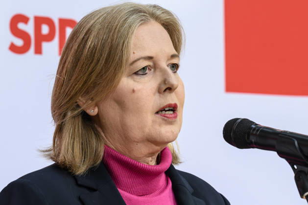 Pictured, from left: Bärbel Bas, GER, Berlin, SPD press conference following the elections in Berlin and Mecklenburg-Western Pomerania (MV), in the atrium of the Willy Brandt House, Wilhelmstraße 141, 10963 Berlin, September 21, 2026, Copyright: HMBxMedia UwexKoch