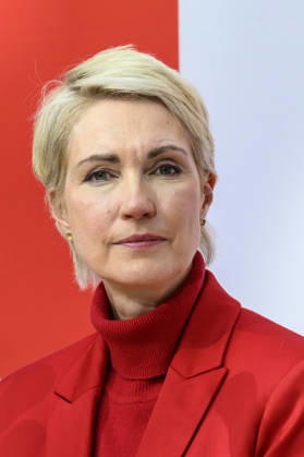 Pictured, from left: Manuela Schwesig, GER, Berlin, SPD press conference following the elections in Berlin and Mecklenburg-Western Pomerania (MV), in the atrium of the Willy Brandt House, Wilhelmstraße 141, 10963 Berlin, September 21, 2026, Copyright: HMBxMedia UwexKoch
