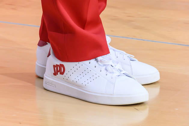 Pictured from left: Manuela Schwesig, sneakers with the SPD logo, GER, Berlin, SPD press conference following the elections in Berlin and Mecklenburg-Western Pomerania (MV), in the atrium of the Willy Brandt House, Wilhelmstraße 141, 10963 Berlin, September 21, 2026, Copyright: HMBxMedia UwexKoch