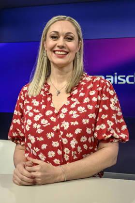 Pictured, from left: Ruth Moschner, host, Germany, Berlin, studio, guest on Maischberger, political talk show, TV, program, with host Sandra Maischberger, Das Erste, from Studio 20 in Adlershof, September 21, 2026, Copyright: HMBxMedia UwexKoch