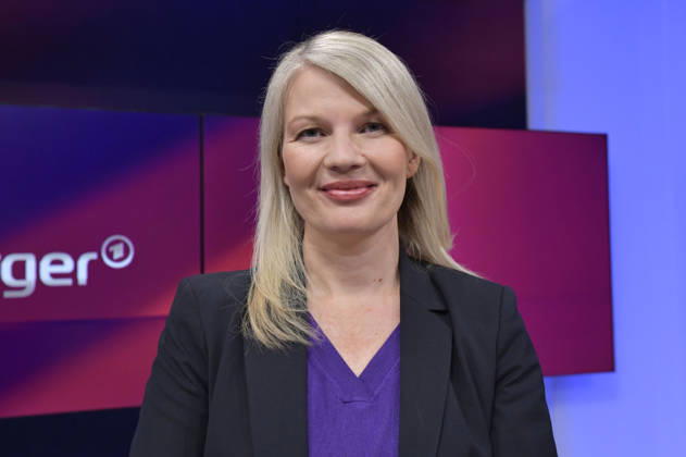 Annett Meiritz on the ARD talk show *maischberger* at the Berlin Adlershof studio, September 2, 2026 Foto:xM.xBehrensx xFuturexImagex maischberger2109_6911