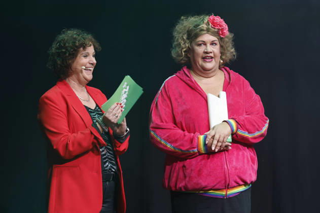 Steffi Neu and Ilka Bessin (Cindy from Marzahn) at the 10th Recklinghäuser Hurz Comedy Award ceremony at the Ruhrfestspielhaus in Recklinghausen, September 21, 2026 Foto:xT.xSchröerx xFuturexImagex hurz_6976