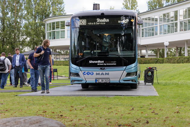 InnoTrans 2026 Transportation Technology Trade Fair, September 22, Berlin, Germany: The international InnoTrans transportation technology trade fair in the exhibition halls beneath Berlin s Radio Tower. Pictured:
