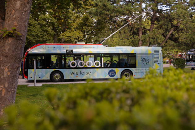 InnoTrans 2026 Transportation Technology Trade Fair, September 22, Germany, Berlin: The international InnoTrans transportation technology trade fair in the exhibition halls beneath Berlin s Radio Tower. Pictured: a Skoda trolleybus