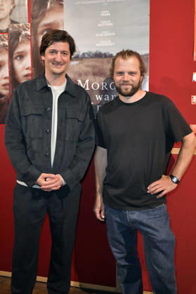 Nicolas Ehret and Fabian Gamper at the premiere of the movie *Morgen war Krieg* at the Delphi Lux in Berlin, September 22, 2026 Foto:xM.xBehrensx xFuturexImagex krieg_6924