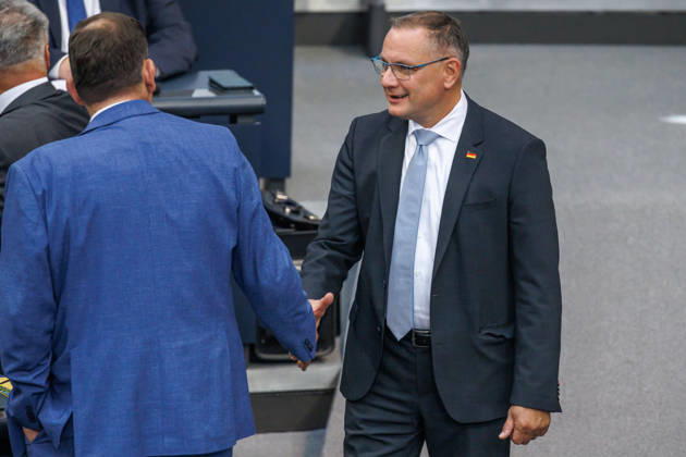Bundestag Tino Chrupalla AfD in the German Bundestag on September 23, 2026, in Berlin, Berlin, Berlin, Germany, Bundestag