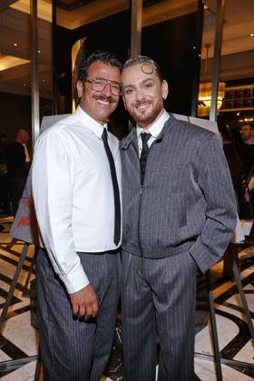 Riccardo Simonetti Book Launch: Riccardo Simonetti and his husband Steven. Riccardo Simonetti presents his fifth book, When Is a Man a Man? , at The Ritz-Carlton, Berlin, on September 24, 2026. Copyright: xEventpress Kratschx