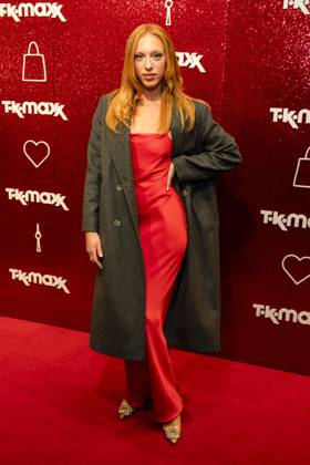ABB TKMAXX s Anna Ermakova made a guest appearance on the red carpet at the grand reopening of the TK Maxx store on Alexanderplatz on September 24, 2026, in Berlin, Germany