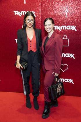 ABB TKMAXX s Zora Alber and Nadja Jo Klapper appeared on the red carpet at the grand reopening of the TK Maxx store on Alexanderplatz on September 24, 2026, in Berlin, Germany