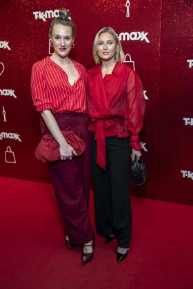 ABB TKMAXX: Anna Hofbauer and Sissi Melzer appeared on the red carpet at the grand reopening of the TK Maxx store on Alexanderplatz on September 24, 2026, in Berlin, Germany