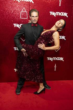 ABB TKMAXX s Christian Polanc and Laura Brand appeared on the red carpet at the grand reopening of the TK Maxx store on Alexanderplatz on September 24, 2026, in Berlin, Germany