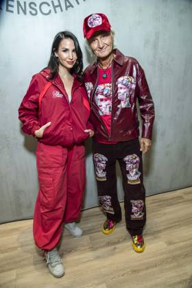 ABB TKMAXX Sila Sahin, accompanied by her father Zeki Sahin, appeared on the red carpet at the grand reopening of the TK Maxx store on Alexanderplatz on September 24, 2026, in Berlin, Germany