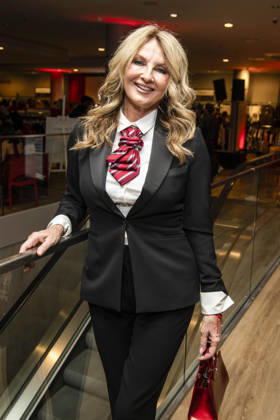 ABB TKMAXX Frauke Ludowig on the red carpet at the grand reopening of the TK Maxx store on Alexanderplatz on September 24, 2026, in Berlin, Germany