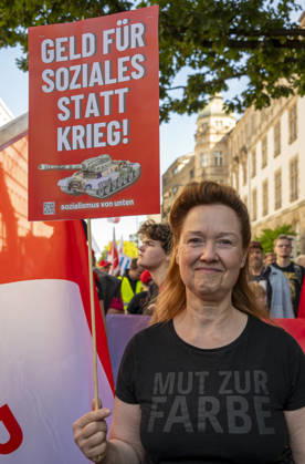 Social protests organized by the DGB EUR, Germany, Berlin, September 26, 2026 There’s Enough for Everyone, and Merz Must Go —posters, banners, and slogans against the federal government’s cuts to social benefits. Cutting Social Benefits —nationwide social protests organized by the DGB and its member unions under the slogan You’ve Earned It: Your Work, Your Health, Your Pension.
