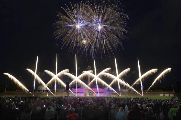 September 26, 2026, Pyronale 2026, Fireworks Championship at the Maifeld near the Olympic Stadium in Berlin, Berlin, Germany