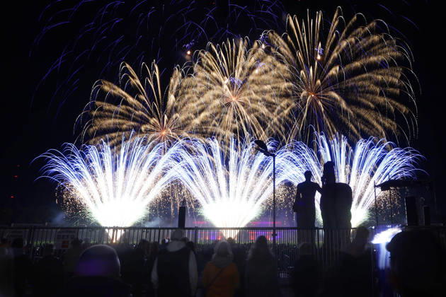 September 26, 2026, Pyronale 2026, Fireworks Championship at the Maifeld near the Olympic Stadium in Berlin, Berlin, Germany