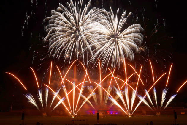 September 26, 2026, Pyronale 2026, Fireworks Championship at the Maifeld near the Olympic Stadium in Berlin, Berlin, Germany