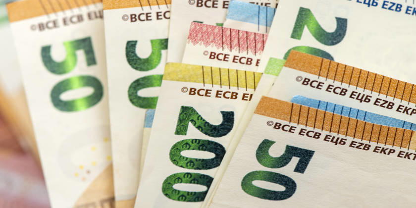 Euro Currency: Euro Banknotes as a Symbolic Image for the Euro Currency FOR EDITORIAL USE ONLY