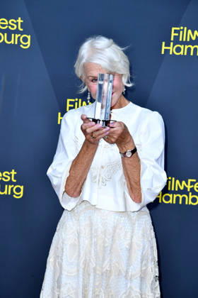 Helen Mirren at the ceremony to present the Douglas Sirk Prize to Helen Mirren in Hamburg on September 29, 2026