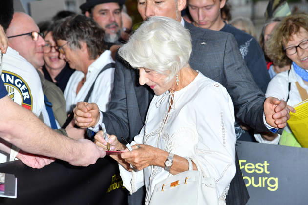 Helen Mirren at the ceremony to present the Douglas Sirk Award to Helen Mirren in Hamburg on September 29, 2026