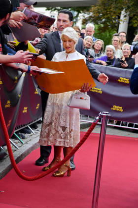 Helen Mirren at the ceremony honoring Helen Mirren with the Douglas Sirk Award in Hamburg on September 29, 2026