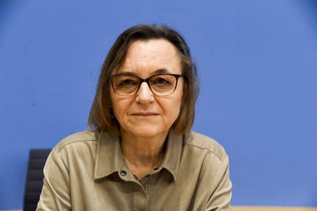 ABB BPK Carmen Scheibenbogen, a German hematologist-oncologist and professor of immunology at Berlin’s Charité. Topic: Presentation on post-infectious diseases—care, research, and prevention, using Long COVID as an example—at the BPK Federal Press Conference in Berlin on October 1, 2026, Berlin, Germany