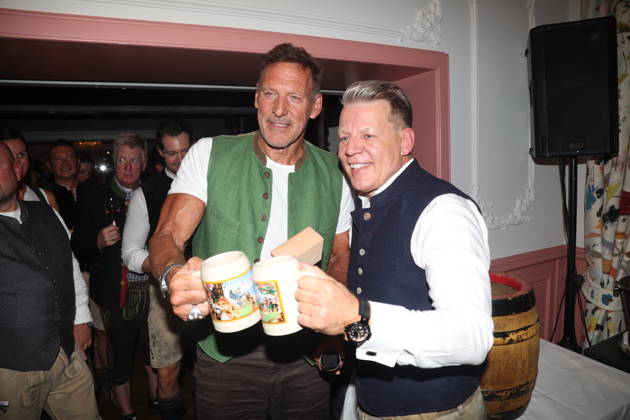 Ralf Moeller and Axel Kahn at the 2 Fine Time Business Club Oktoberfest 2026 at Käfer Stammhaus in Munich, October 2, 2026 Copyright: xAgenturxMatthiasxWehnertx xM.xGränzdörferx