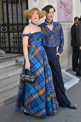 PFW Vivienne Westwood Outside Arrivals Guest arriving at the Vivienne Westwood show during Paris Fashion Week, in Paris, France on 3 October 2026. Photo by Julien Reynaud APS-Medias ABACAPRESS.COM Paris France Copyright: xReynaudxJulien APS-Medias ABACAx