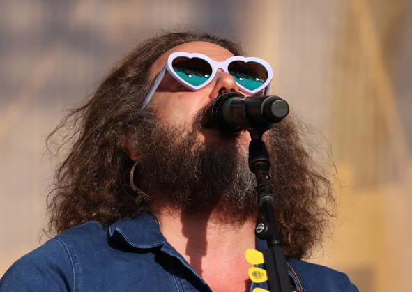 Hardly Strictly Bluegrass 2026 Jim James of My Morning Jacket performs during the 2026 Hardly Strictly Bluegrass Music Festival at Golden Gate Park on October 2, 2026 in San Francisco, California. San Francisco Golden Gate Park California United States Copyright: ximageSPACEx