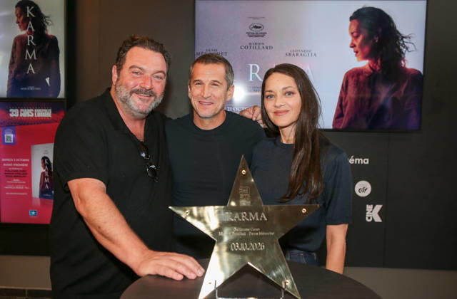 Denis Ménochet, Guillaume Canet, and Marion Cotillard at the premiere of the film *Karma* at the Kinepolis cinema in Lomme, France, on October 3, 2026 Stéphane Vansteenkiste Bestimage Premiere of the film *Karma* at the Kinepolis cinema in Lomme, France, on October 3, 2026 Lomme, unknown  Copyright: xVANSTEENKISTExSTEPHANEx xBESTIMAGExVANSTEENKISTExSTEPHANEx xBESTIMAGEx